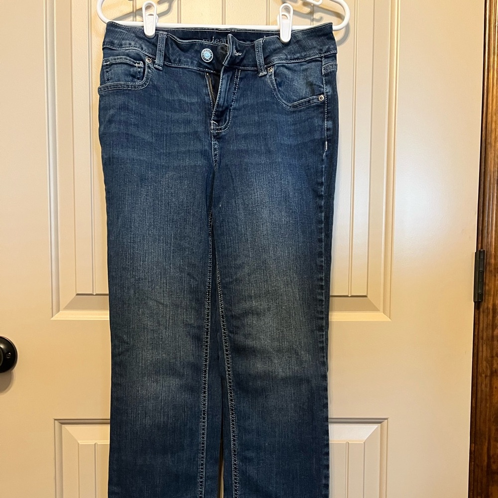 Maurices Dark Blue Straight Leg Jeans